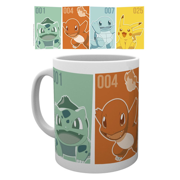 Pokemon - Starters - Mugg multifärg