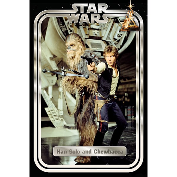 Star Wars - Han and Chewie Retro multifärg