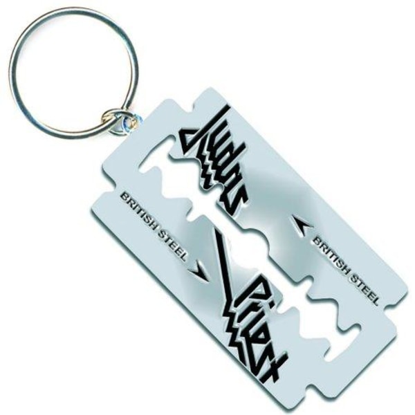 Nyckelring - Judas Priest - British Steel Razor Blade Multicolor