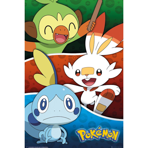 Pokemon - Galar Starters Multicolor