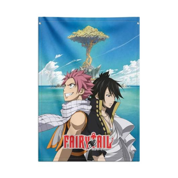 Posterflagga - Fairy Tail - Tree Multicolor