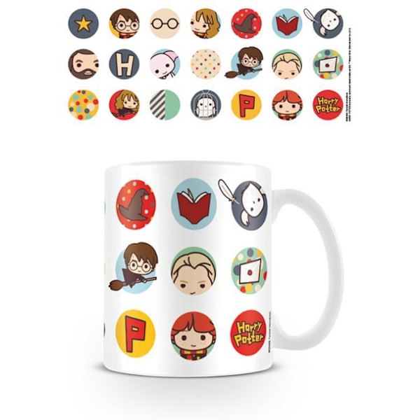 Harry Potter (Circles Chibi) - Mugg multifärg