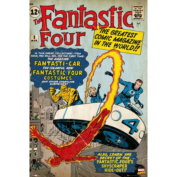Marvel - Fantastic Four Comic multifärg
