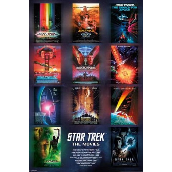 Star Trek - The Movies 1979-2009 multifärg