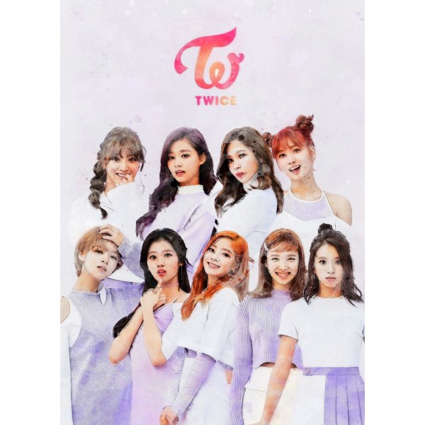 A3 Print - K Pop - Twice Multicolor