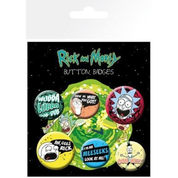 Badge Pack - RICK AND MORTY Mix 1 Multicolor