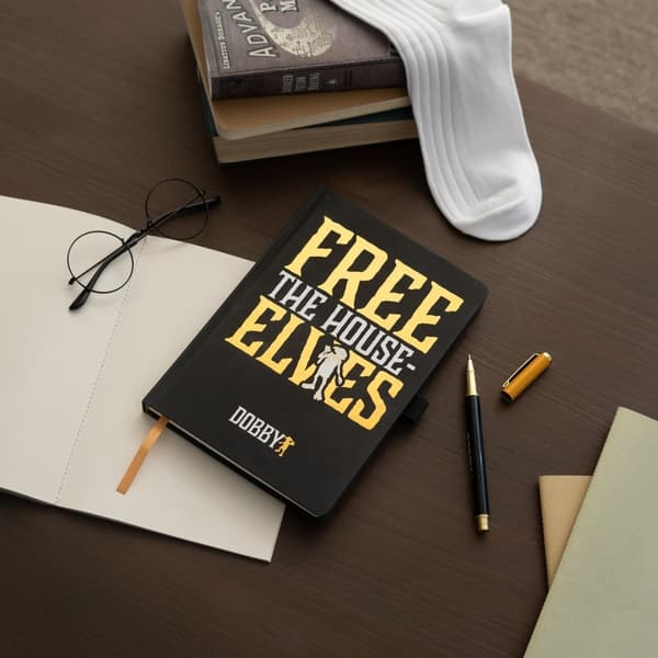 Anteckningsbok -Harry Potter – Dobby Premium A5 Notebook med Penna Multicolor