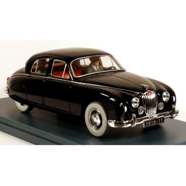 Tintin - 1:24 Modellbil #35 - Jaguar MK1 multifärg