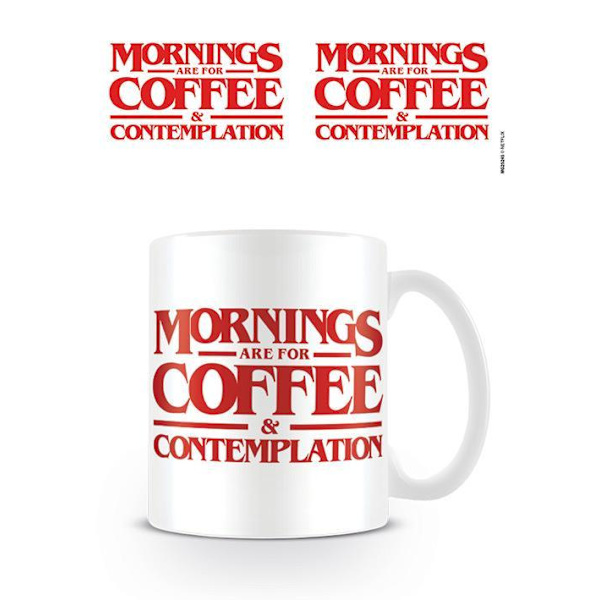 Stranger Things (Coffee and Contemplation) - Mugg Multicolor