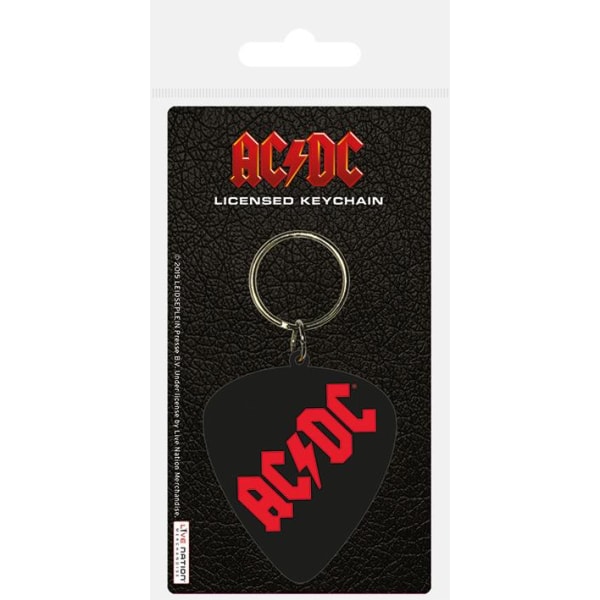Nyckelring - AC/DC (Plectrum) multifärg
