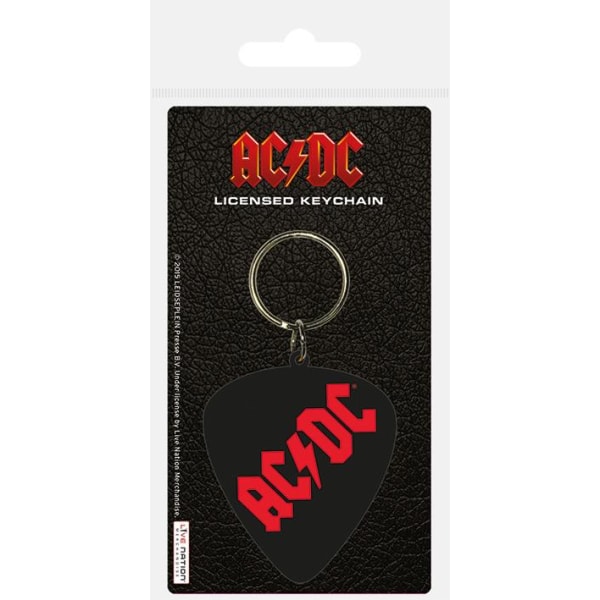 Nyckelring - AC/DC (Plectrum) multifärg