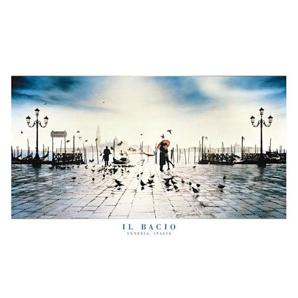 Venedig Italien - Il Bacio multifärg
