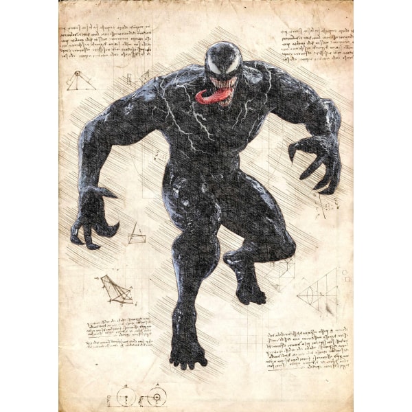 A3 Print - Venom Multicolor