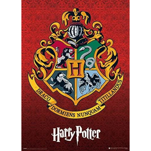 Harry Potter - Crest (Metallic poster) multifärg