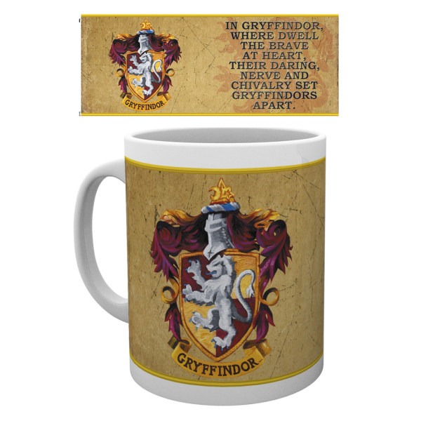 Harry Potter - Gryffindor Characteristics - Mugg Multicolor