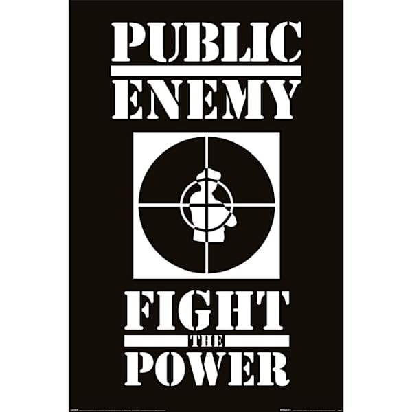 Poster - PUBLIC ENEMY (FIGHT THE POWER) multifärg