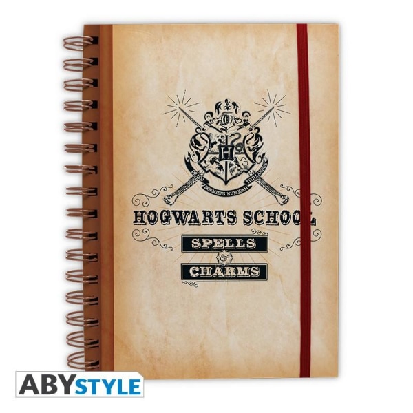 Anteckningsbok - HARRY POTTER - Notebook "Hogwarts School" multifärg
