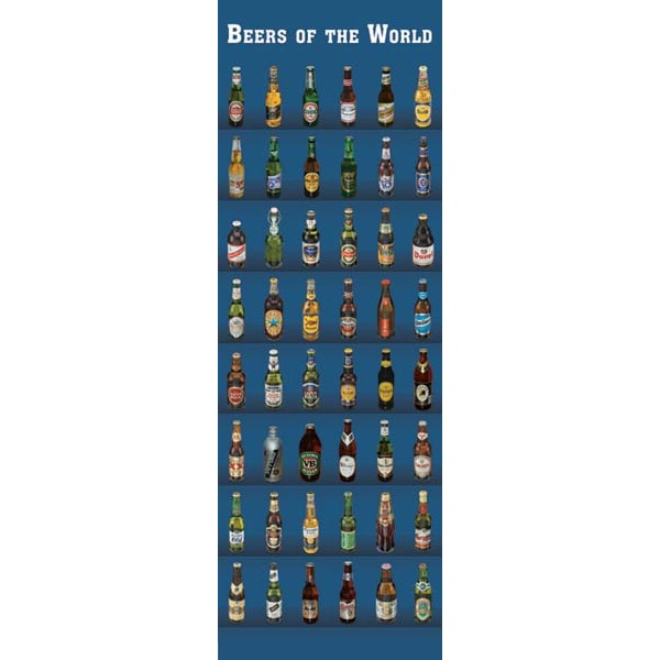 Beers of the world - Världens öl multifärg