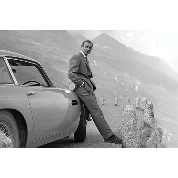 James Bond - Sean Connery & Aston Martin multifärg