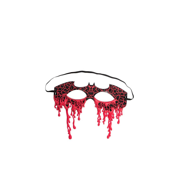 Ansiktsmask - Bloody bat chinless mask multifärg