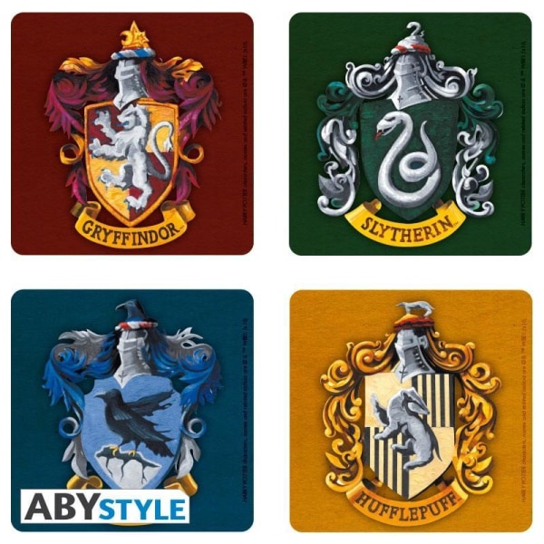 Coasters - HARRY POTTER - "Huse" Multicolor