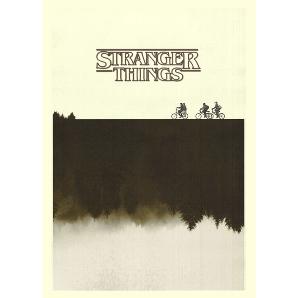 A3 Print - Stranger Things - Bikes Multicolor