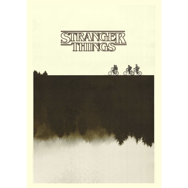 A3 Print - Stranger Things - Bikes multifärg