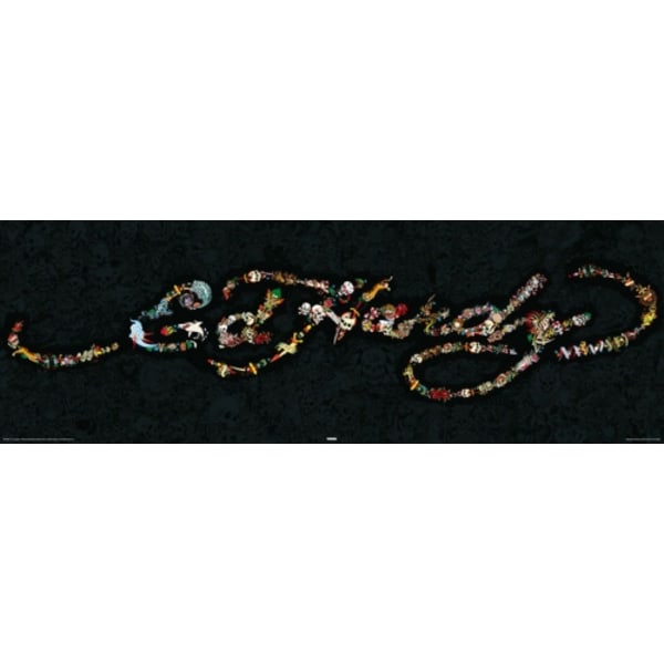 Ed Hardy Poster Signature multifärg