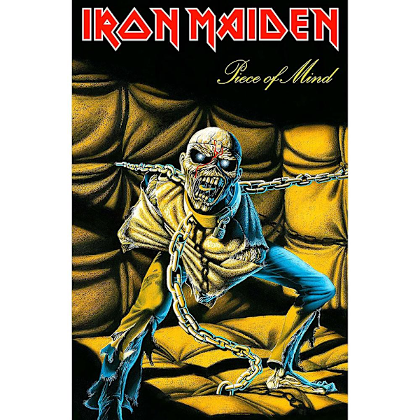 Posterflagga - Iron Maiden - Piece of mind multifärg