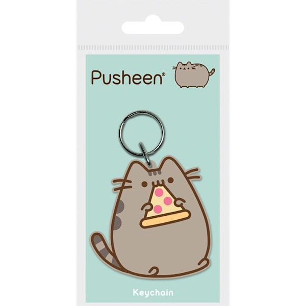 Nyckelring - Pusheen (Pizza) multifärg