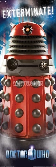Doctor Who - Dalek - Exterminate - Stor poster multifärg