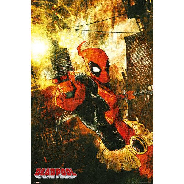 Marvel - Deadpool gun multifärg