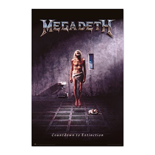 Poster - MEGADETH - COUNTDOWN TO EXTINCTION multifärg