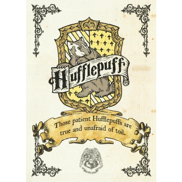 Maxi - Harry Potter - Hufflepuff Crest multifärg