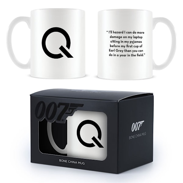 JAMES BOND (Q QUOTE) FINE CHINA - Mugg Multicolor