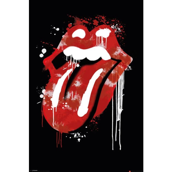 The Rolling Stones - Graffiti Lips multifärg