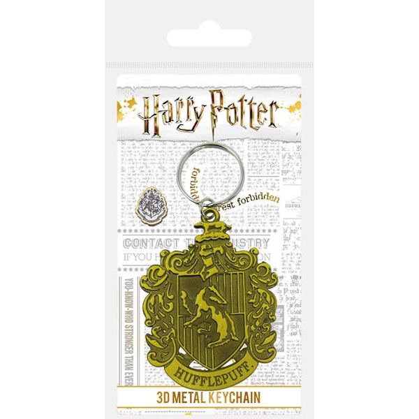Nyckelring - Harry Potter (Hufflepuff Crest) multifärg