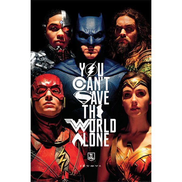 Justice League Movie - Save The World Multicolor