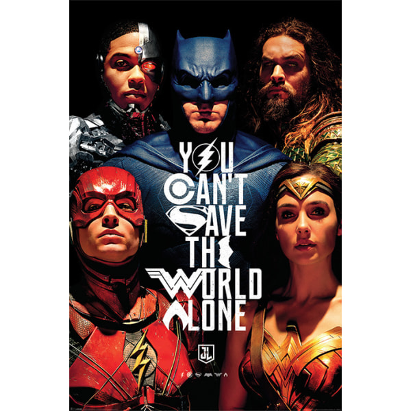 Justice League Movie - Save The World multifärg