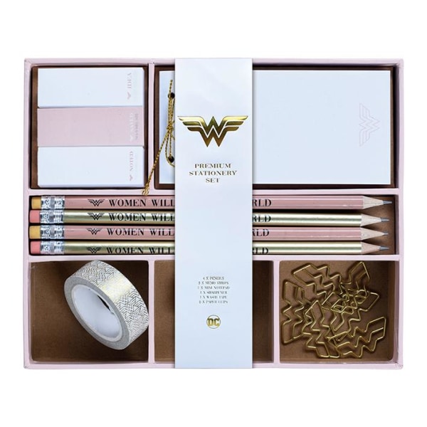 Wonder Woman (Save the World) - Skrivesæt Multicolor