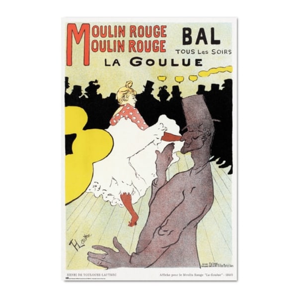 MOULIN ROUGE - LA GOULUE multifärg