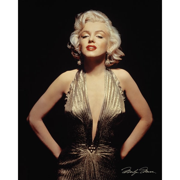 Marilyn Monroe - Guld Multicolor
