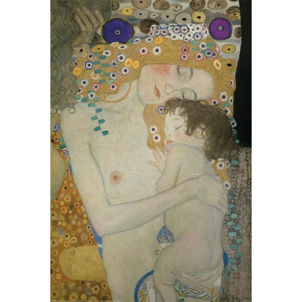 Gustav Klimt (Mother and Child) Multicolor