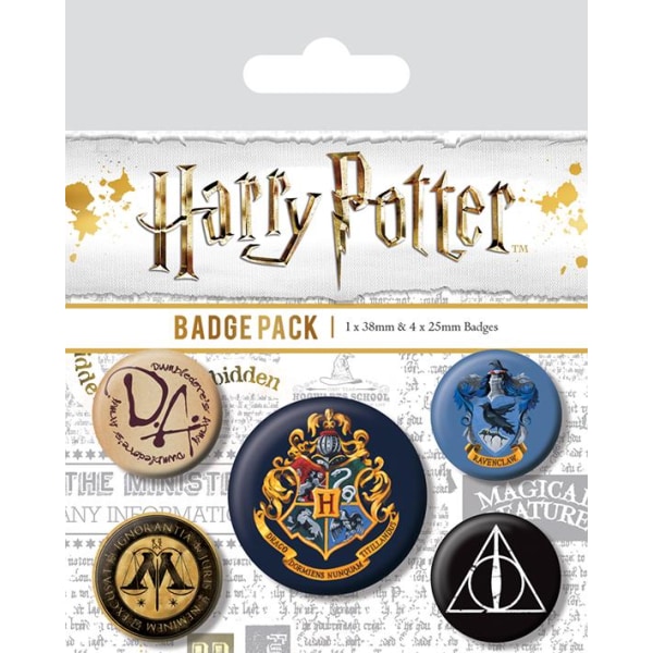 Badge Pack - Harry Potter (Hogwarts) Multicolor