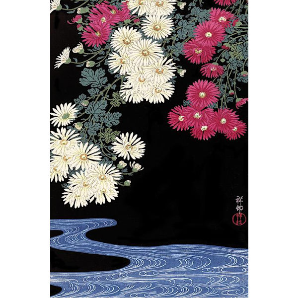 Ohara Koson (Chrysanthemum and Running Water) multifärg