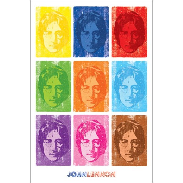 John Lennon - Pop Art Multicolor
