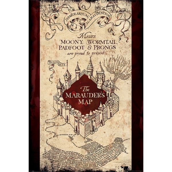 Harry Potter - Marauders-kartta Multicolor