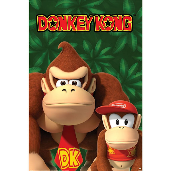 Poster - NINTENDO (DONKEY KONG AND DIDDY KONG) Multicolor