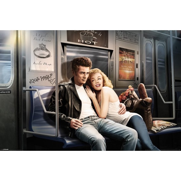 Marilyn Monroe & James Dean Multicolor
