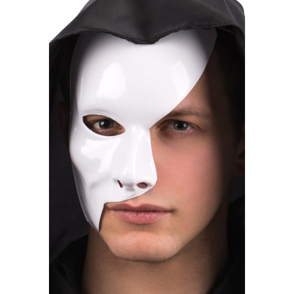 Ansiktsmask - Half face white Phantom of the opera mask multifärg